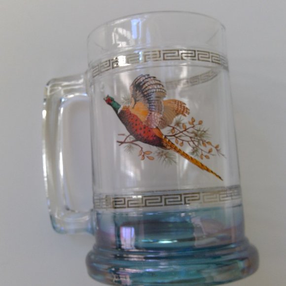 Vintage Pheasant Hunting Motif Princess House Colonial Beer Mug / Stein - Picture 2 of 10